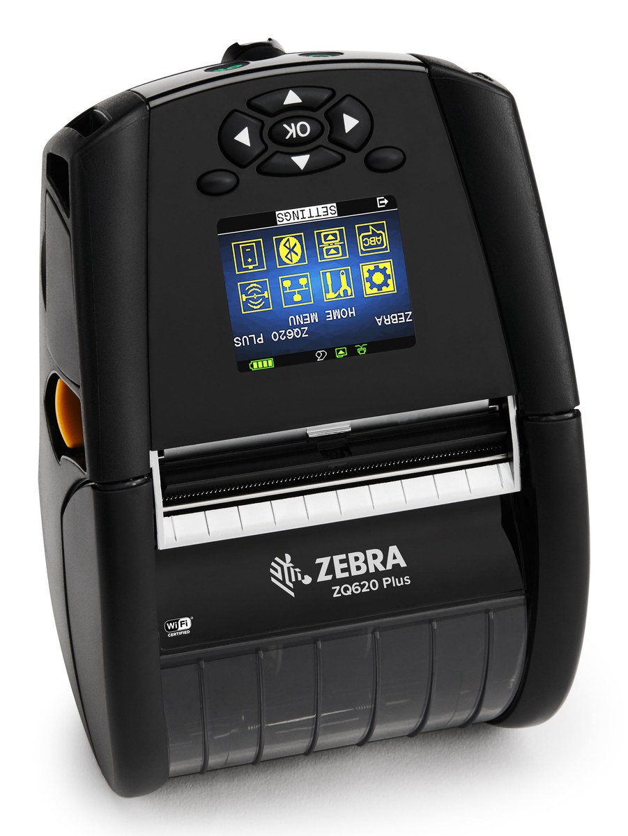 Zebra DT Printer ZQ620 Plus 3''/72mm; English fonts;Dual 802.11AC / BT4.x; Linered platen; 0.75'' core; Group | Buy Online in South Africa