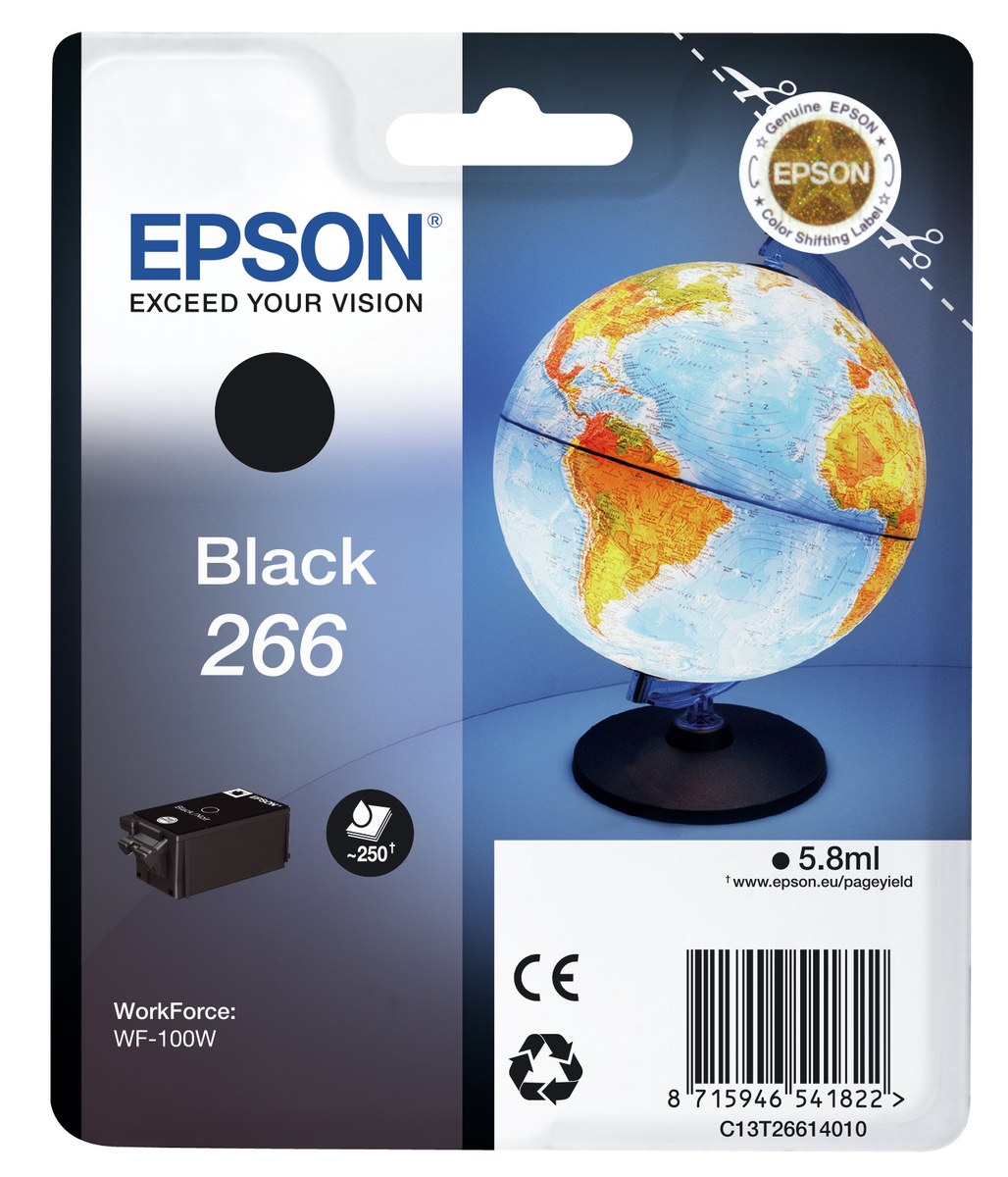 Epson 266 Globe Single Black Ink - WF-100W | Buy Online in South Africa