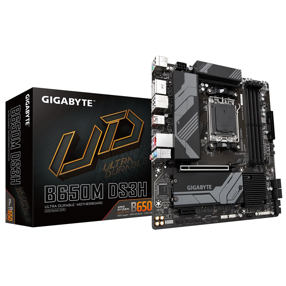 Gigabyte Motherboard AMD B650 Chipset for AMD AM5, 4x Dual DDR5, 2x M2, 1x HDMI 2x DP | Buy Online in South Africa